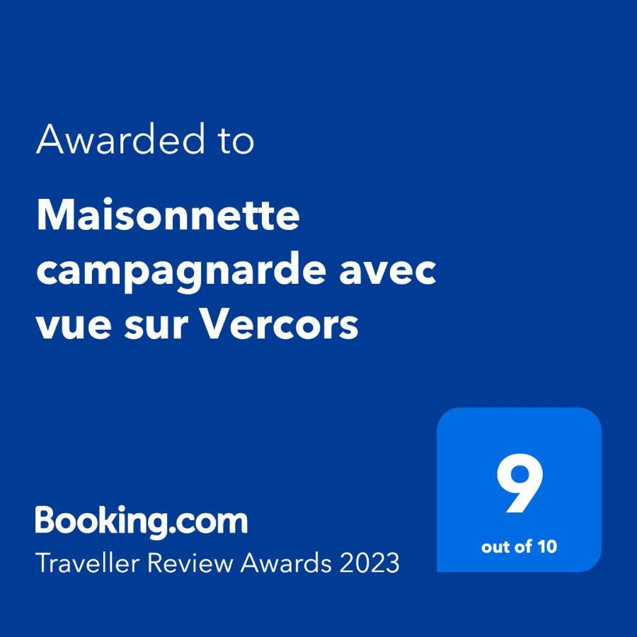 Maisonnette Campagnarde Avec Vue Sur Vercors Vila Montmiral Exterior foto